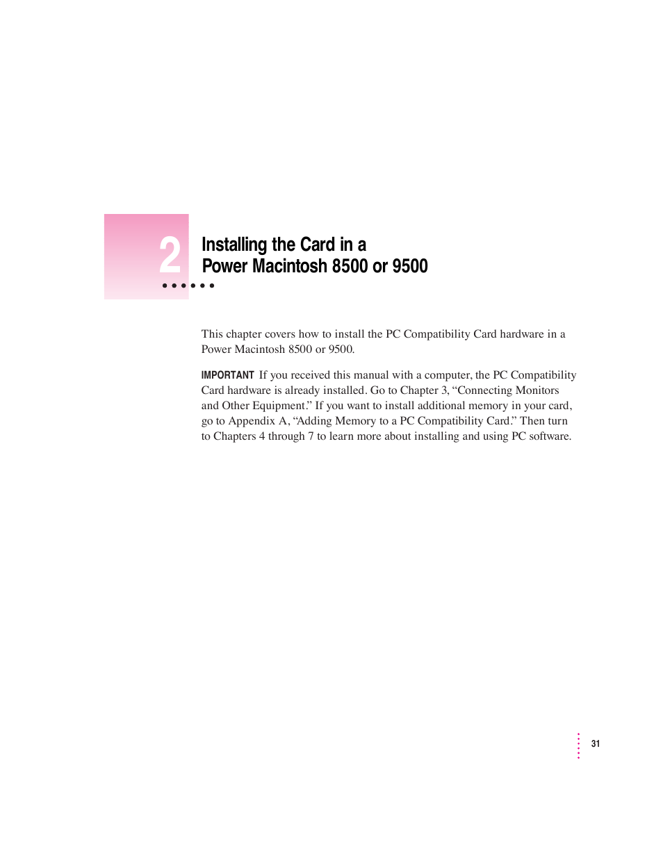 Apple PC Compatibility Card 7-inch card User Manual | Page 44 / 213