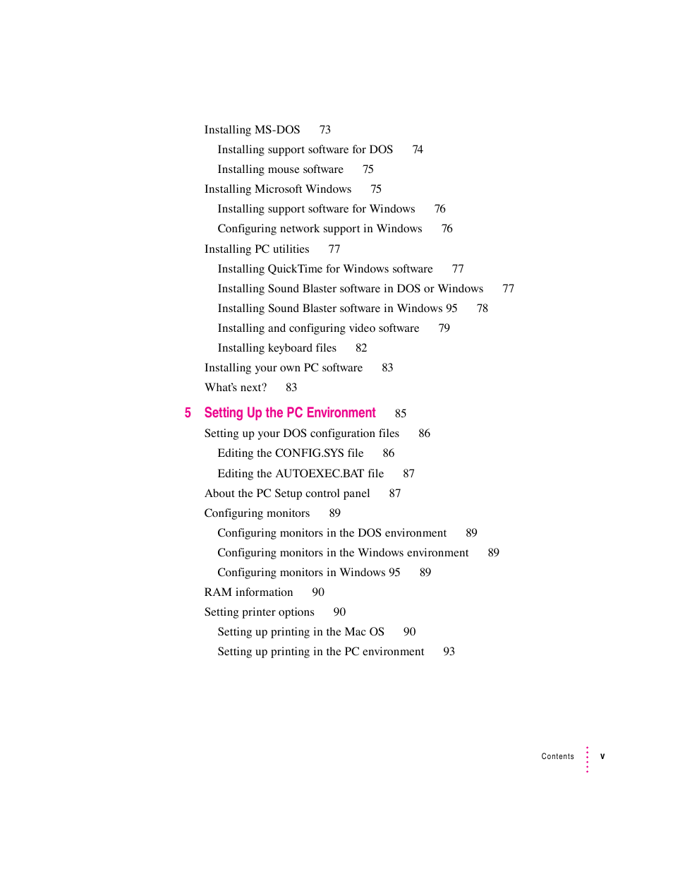 Apple PC Compatibility Card 7-inch card User Manual | Page 5 / 213