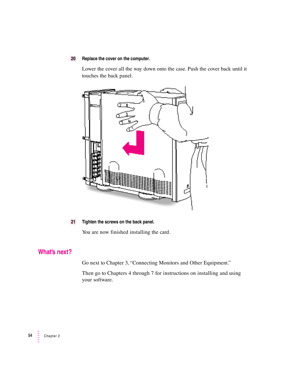 What’s next | Apple PC Compatibility Card 7-inch card User Manual | Page 67 / 213