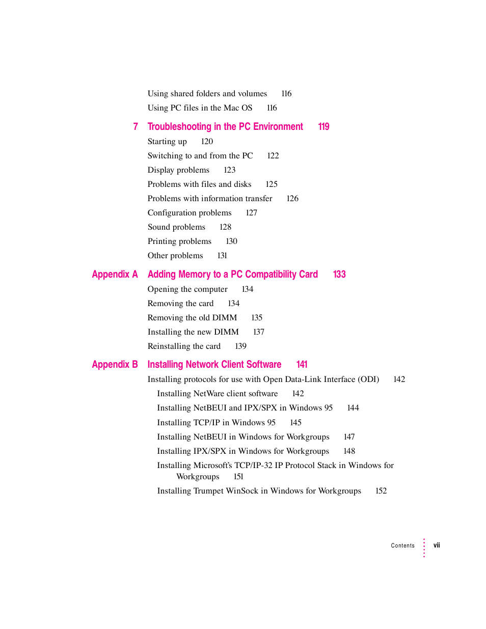 Apple PC Compatibility Card 7-inch card User Manual | Page 7 / 213