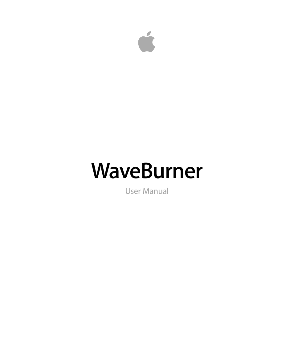 Apple WaveBurner 1.6 User Manual | 82 pages