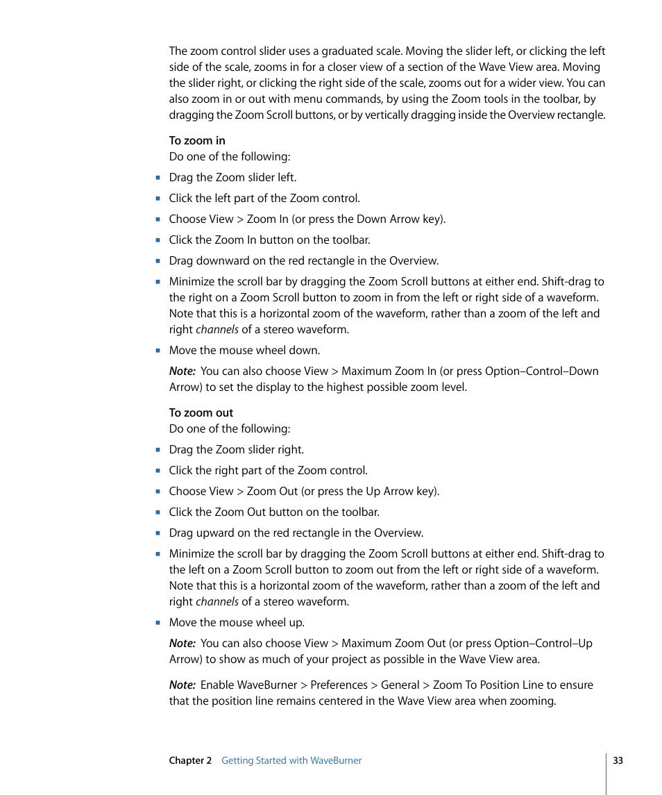 Apple WaveBurner 1.6 User Manual | Page 33 / 82