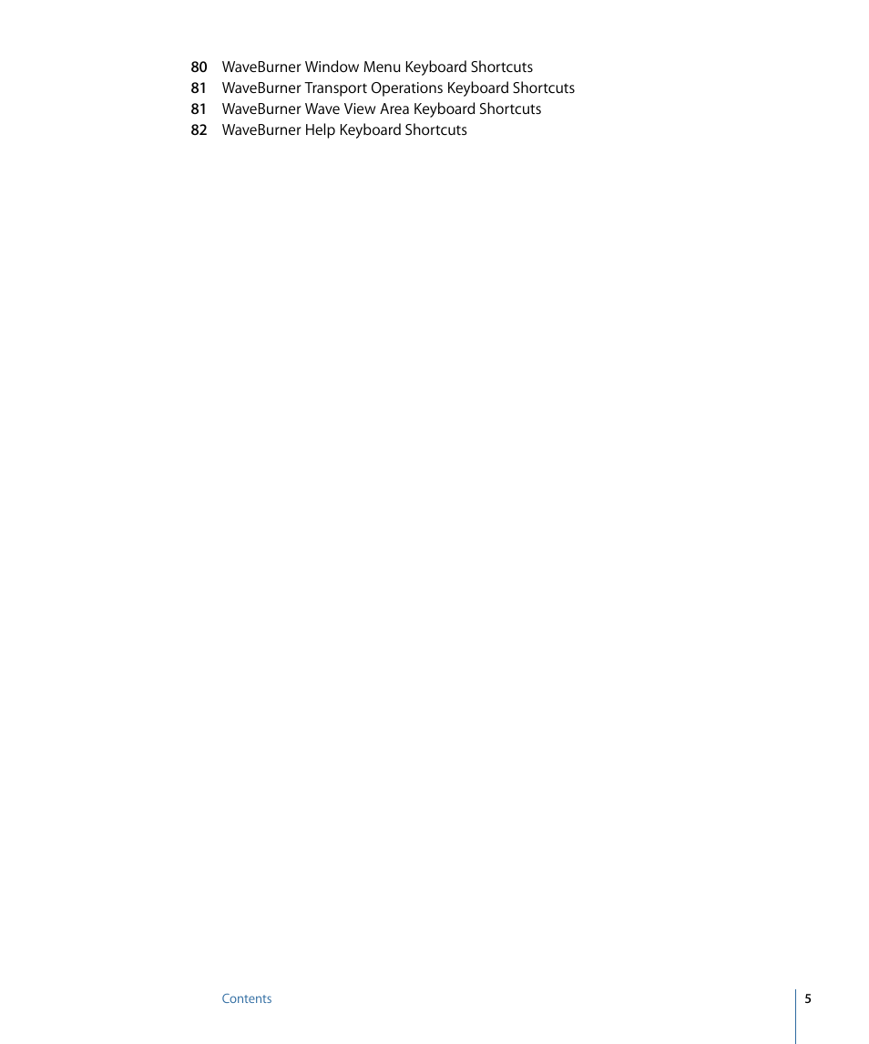 Apple WaveBurner 1.6 User Manual | Page 5 / 82