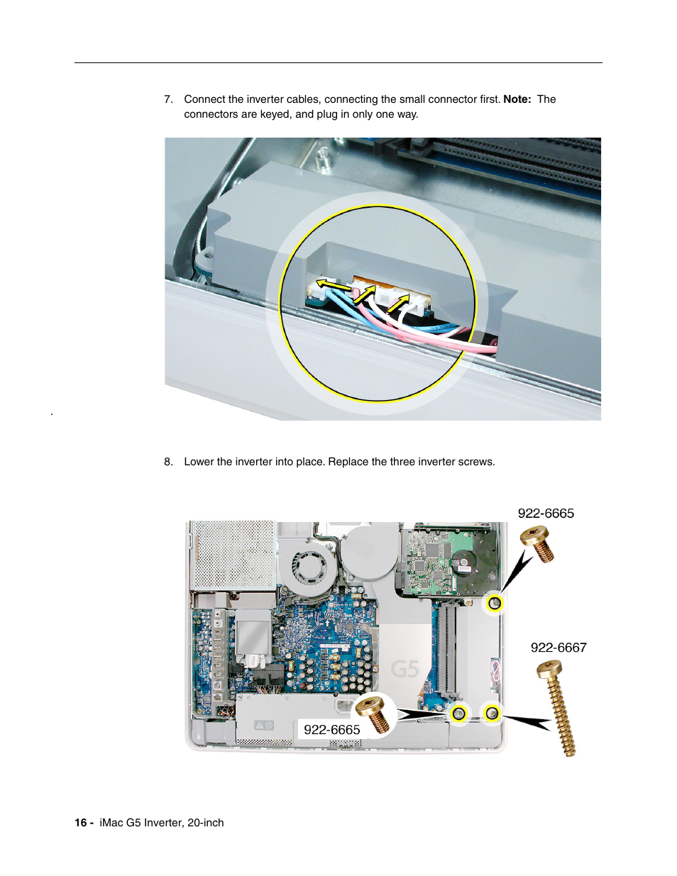 Apple iMac G5, 20-inch User Manual | Page 16 / 22