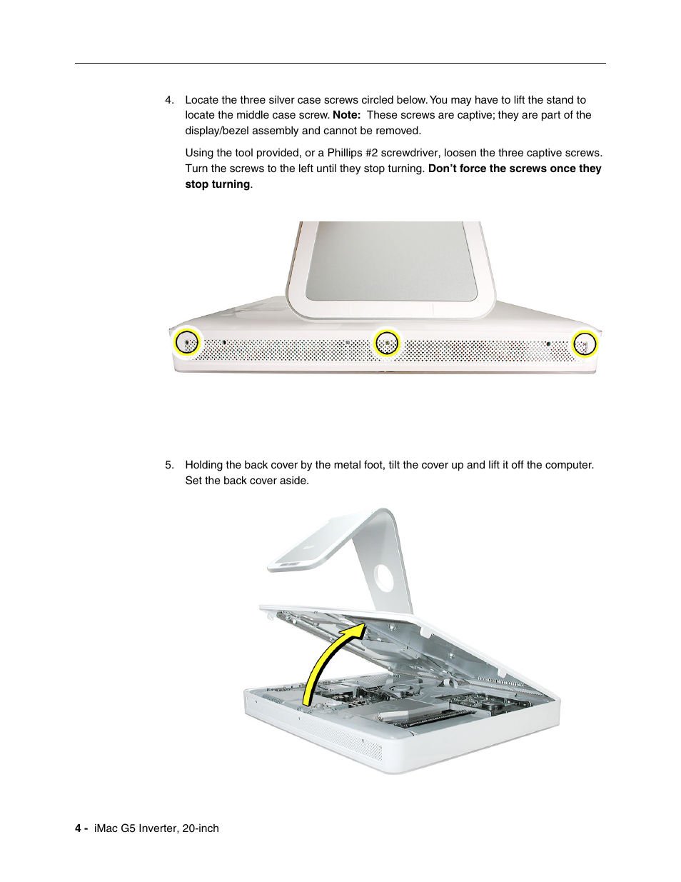 Apple iMac G5, 20-inch User Manual | Page 4 / 22