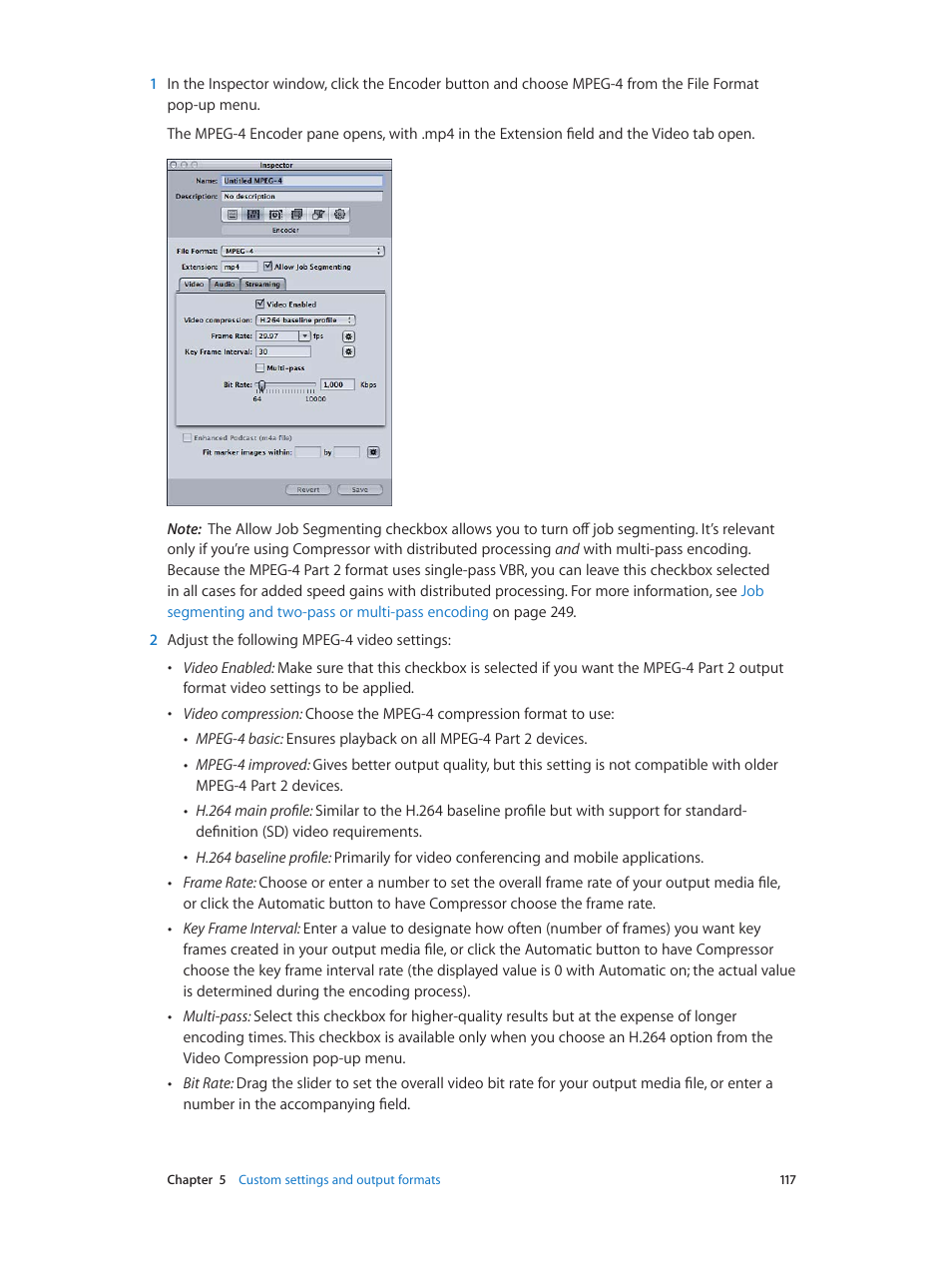 Apple Compressor (4.0) User Manual | Page 117 / 266