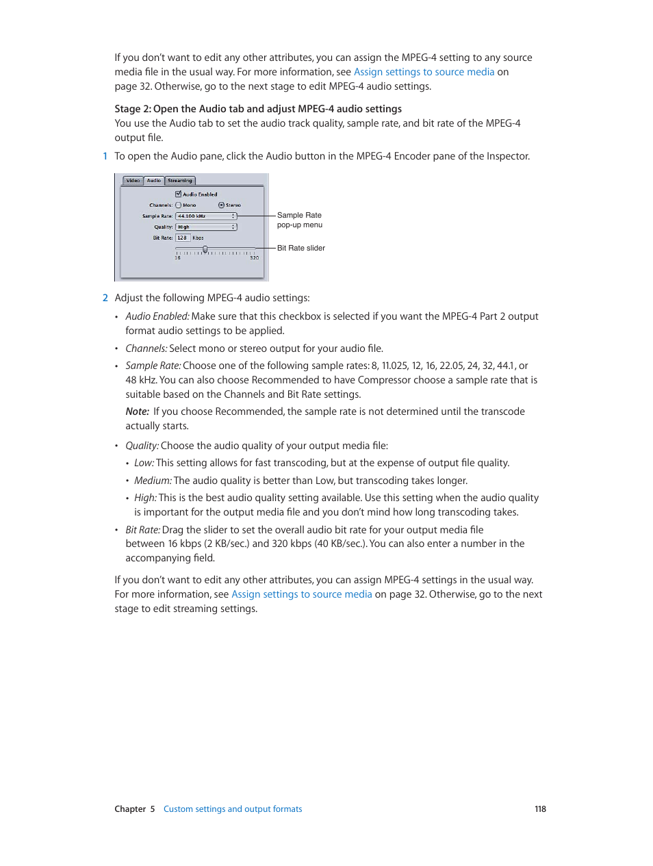 Apple Compressor (4.0) User Manual | Page 118 / 266
