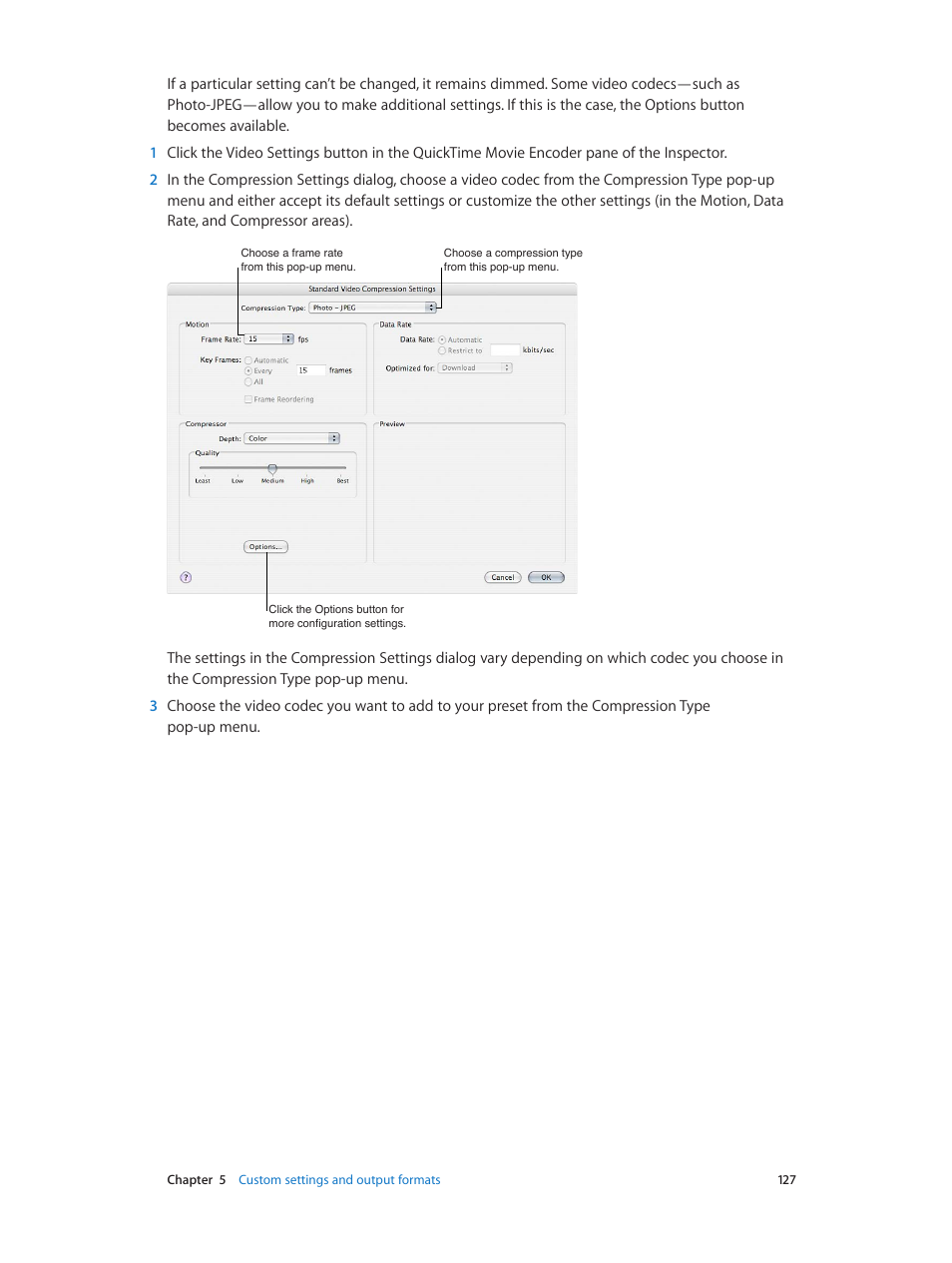Apple Compressor (4.0) User Manual | Page 127 / 266