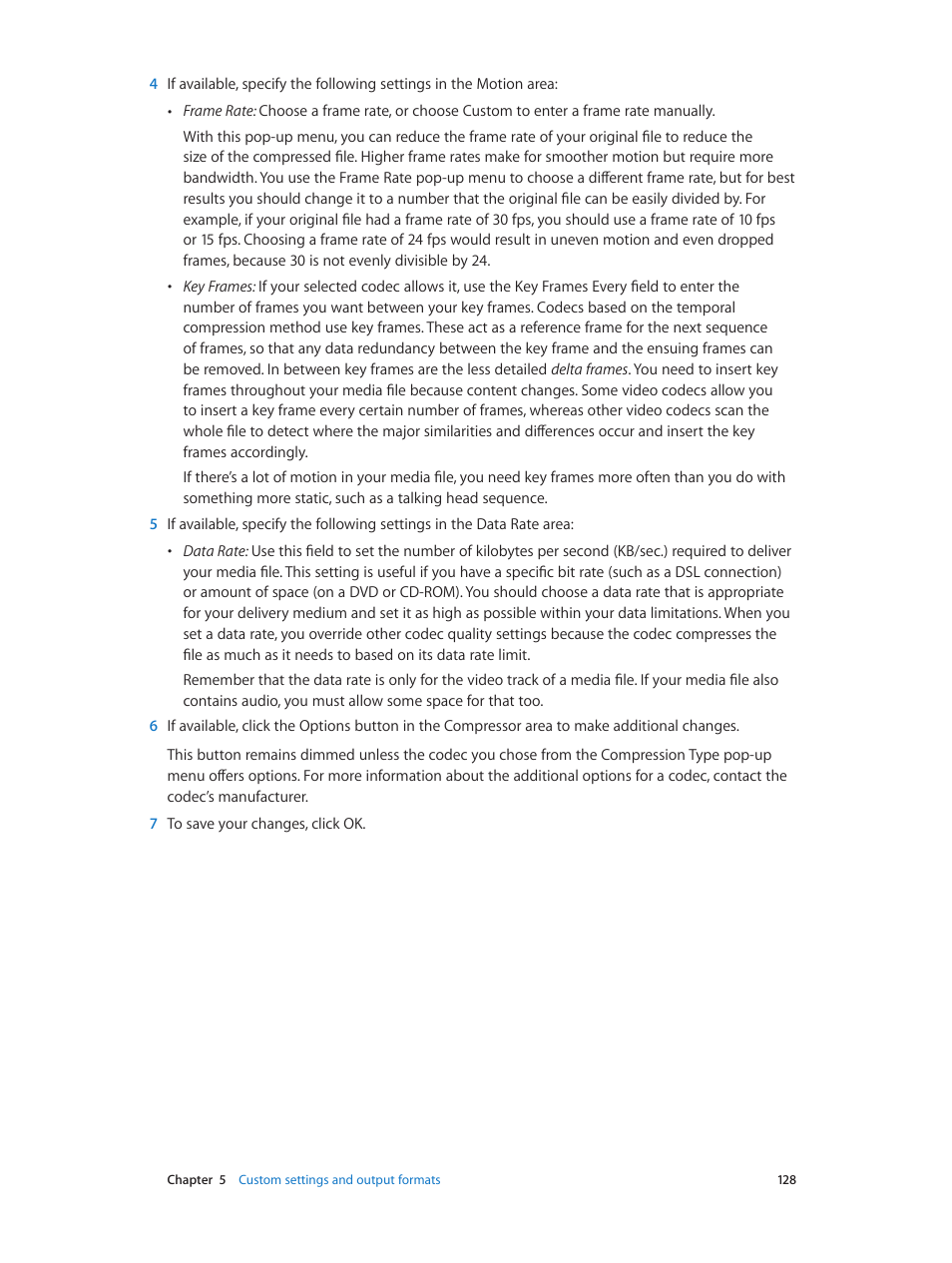Apple Compressor (4.0) User Manual | Page 128 / 266