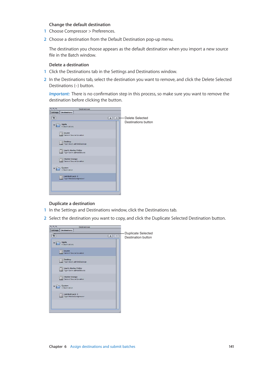 Apple Compressor (4.0) User Manual | Page 141 / 266