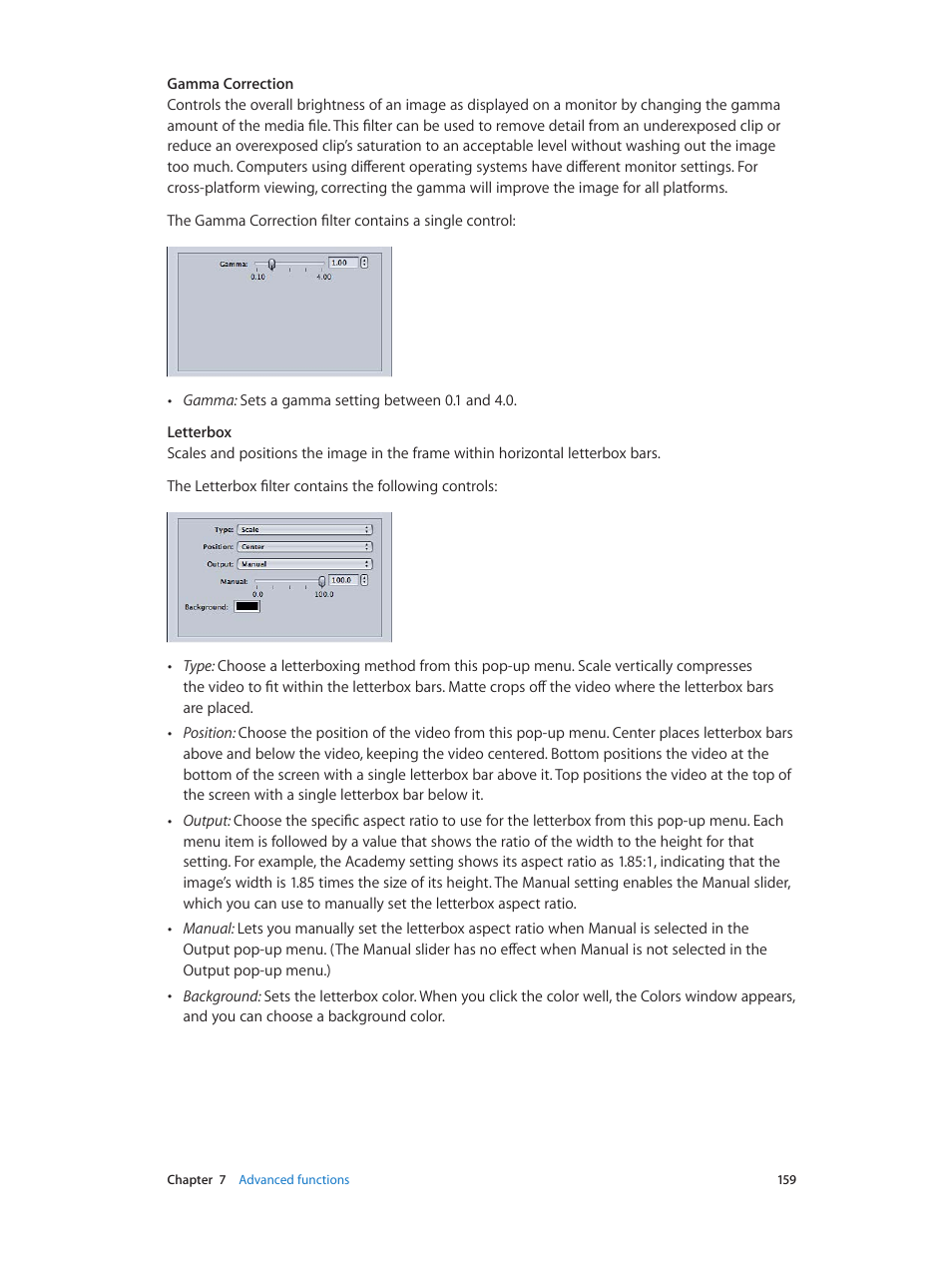 Apple Compressor (4.0) User Manual | Page 159 / 266