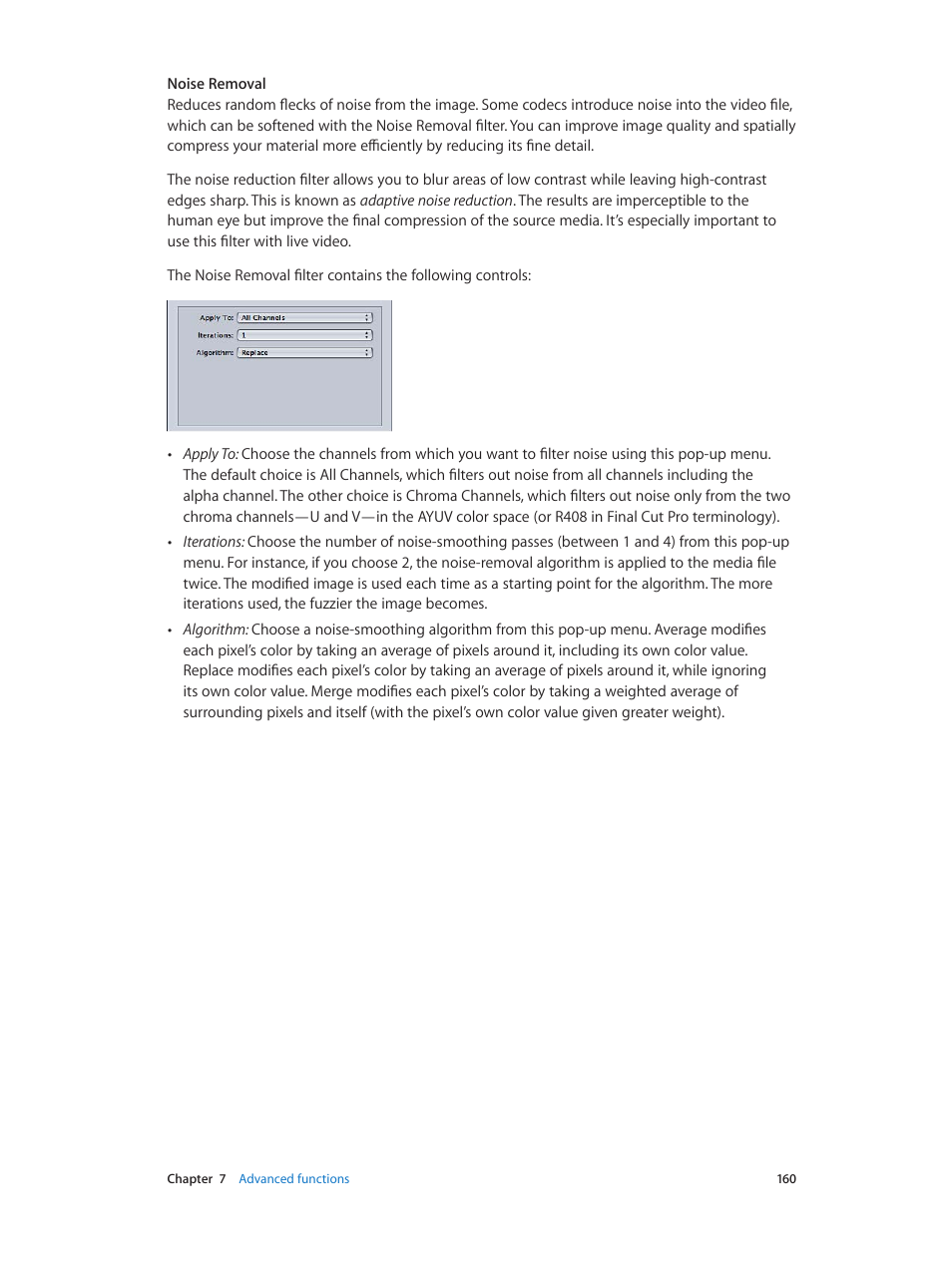 Apple Compressor (4.0) User Manual | Page 160 / 266