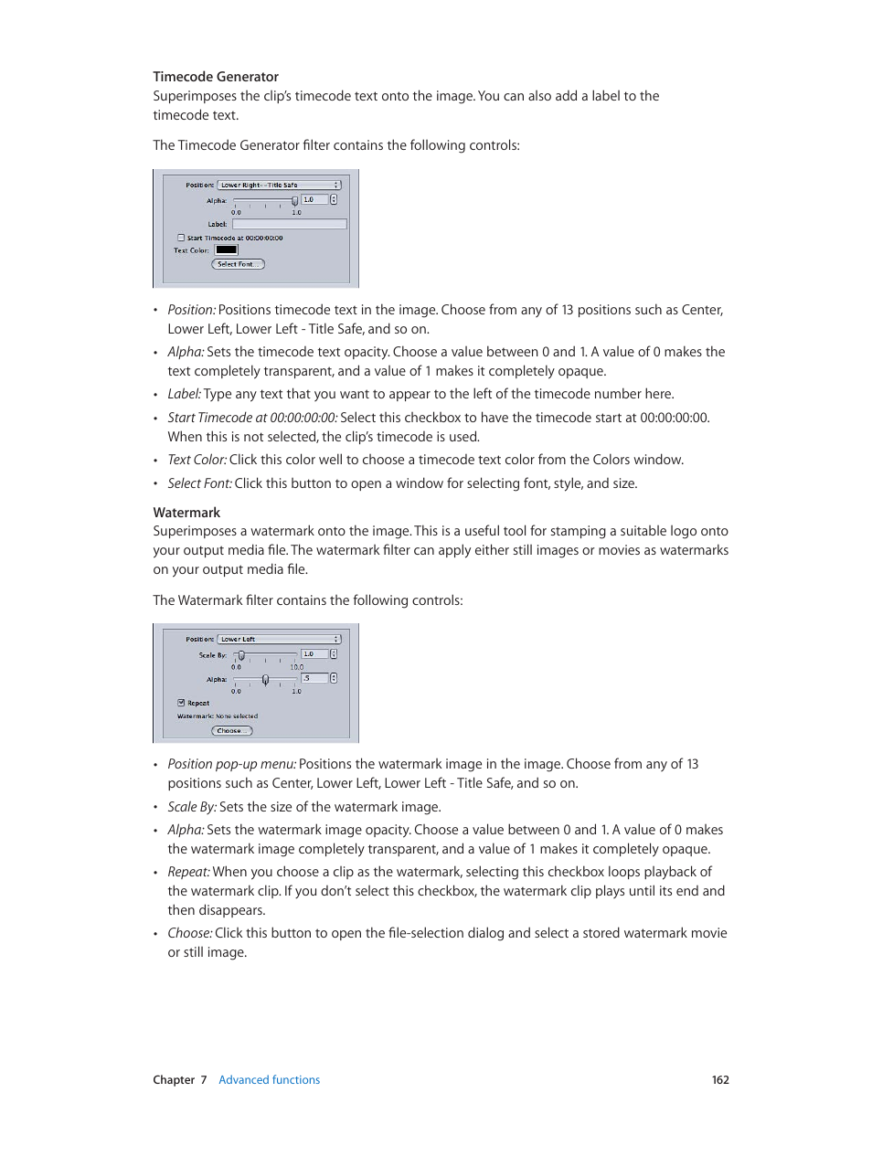Apple Compressor (4.0) User Manual | Page 162 / 266
