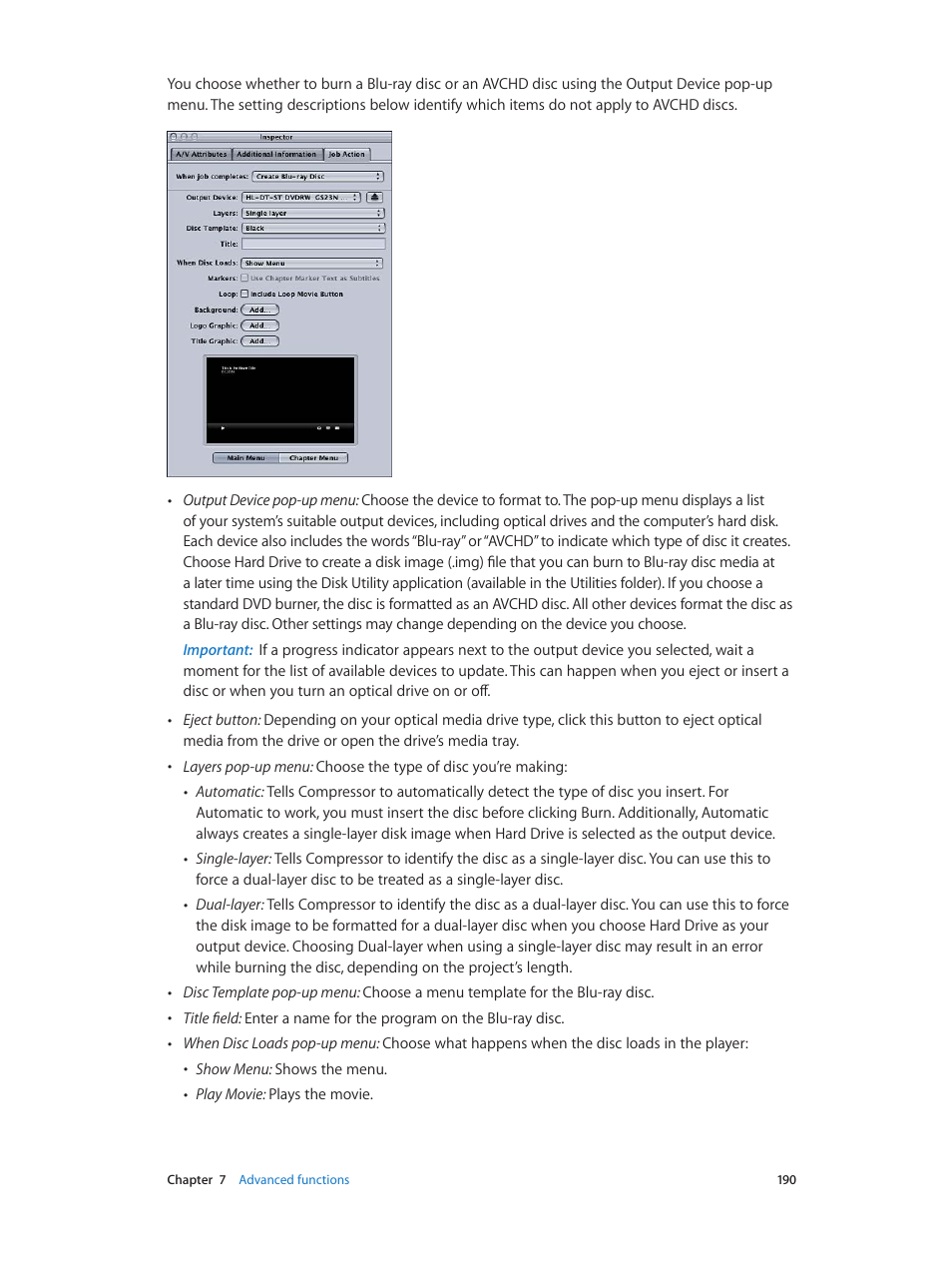 Apple Compressor (4.0) User Manual | Page 190 / 266