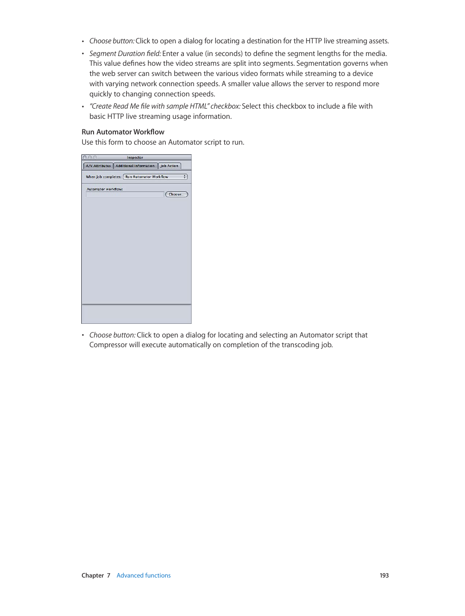 Apple Compressor (4.0) User Manual | Page 193 / 266