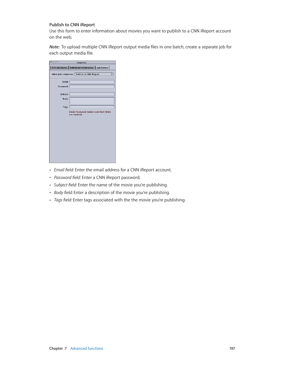 Apple Compressor (4.0) User Manual | Page 197 / 266