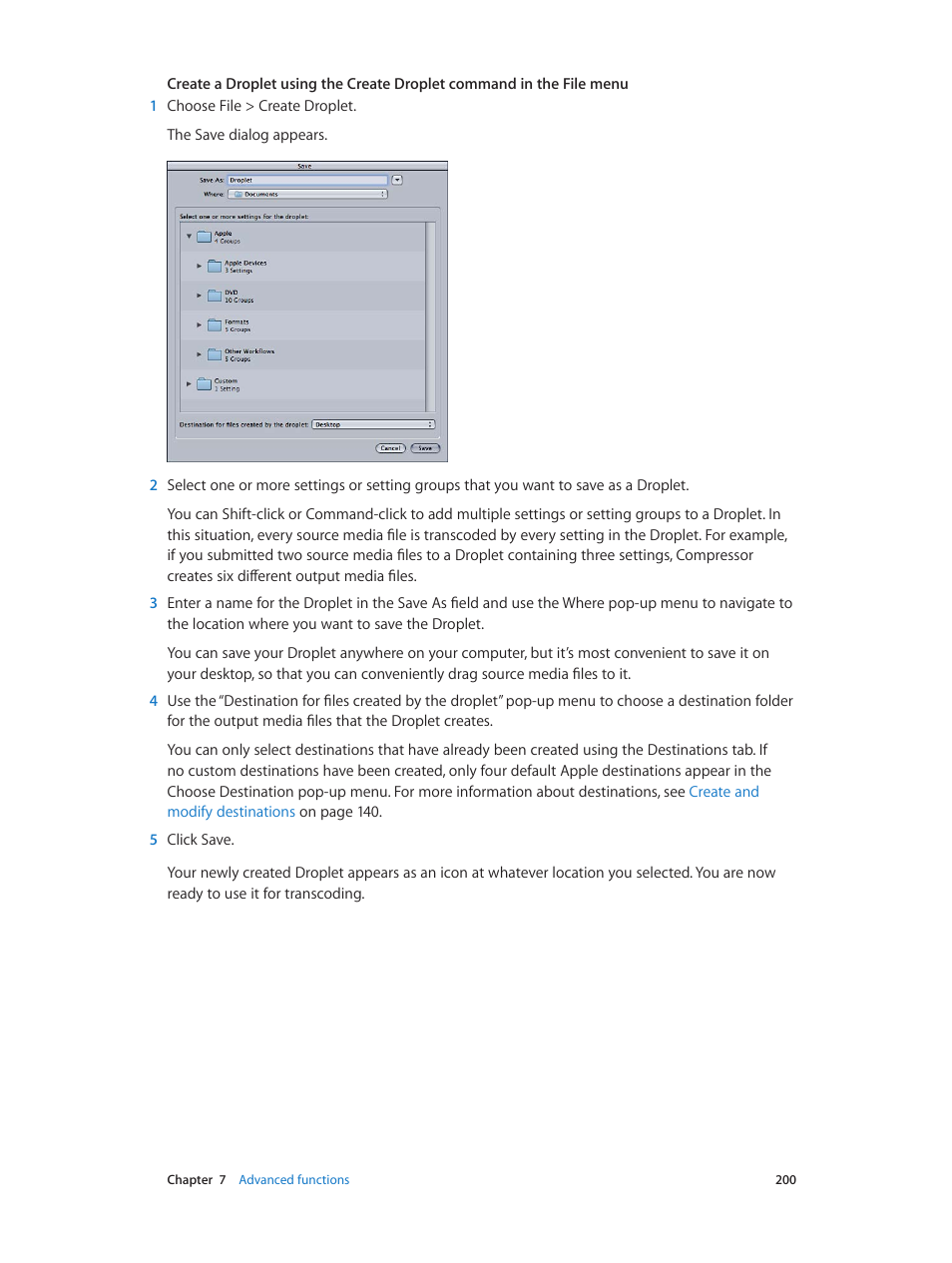 Apple Compressor (4.0) User Manual | Page 200 / 266