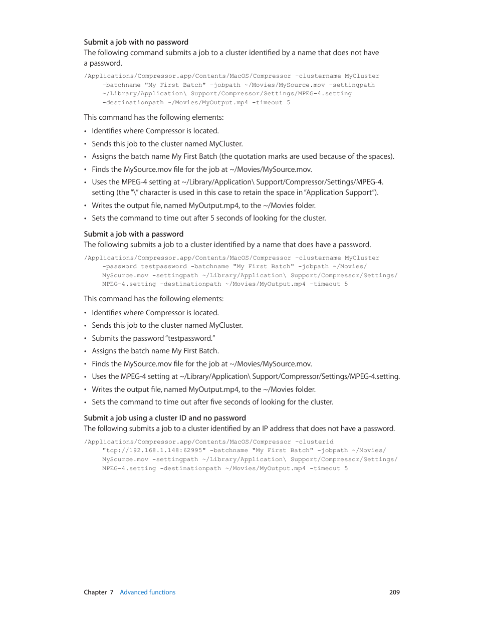 Apple Compressor (4.0) User Manual | Page 209 / 266