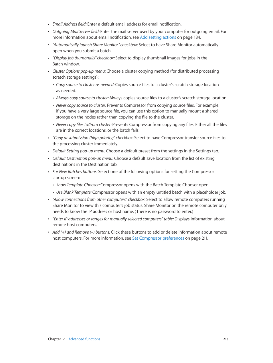 Apple Compressor (4.0) User Manual | Page 213 / 266