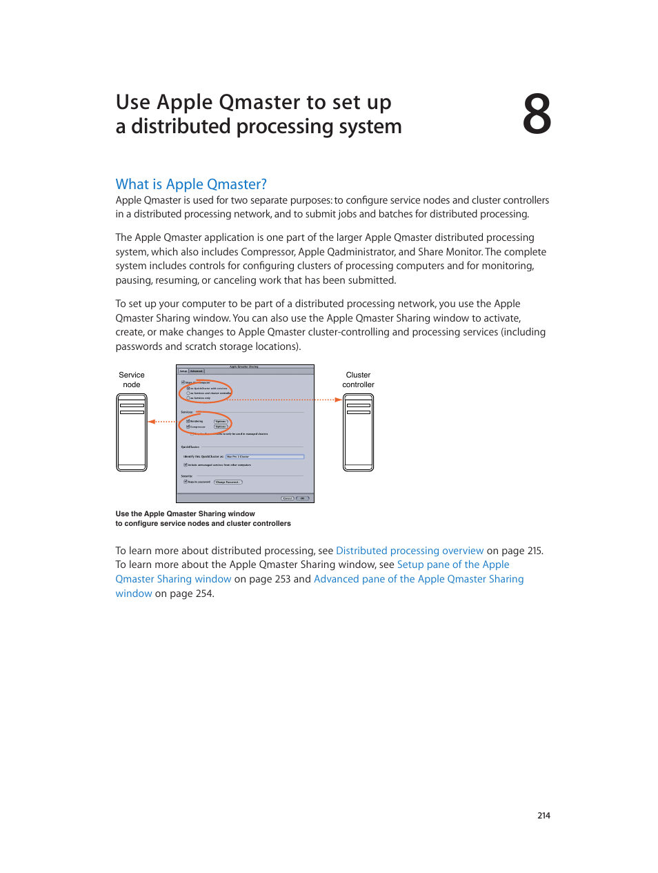 What is apple qmaster, 214 what is apple qmaster | Apple Compressor (4.0) User Manual | Page 214 / 266