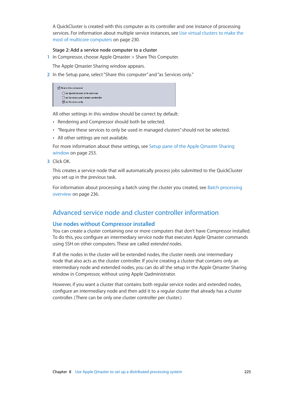 Use nodes without compressor installed | Apple Compressor (4.0) User Manual | Page 225 / 266