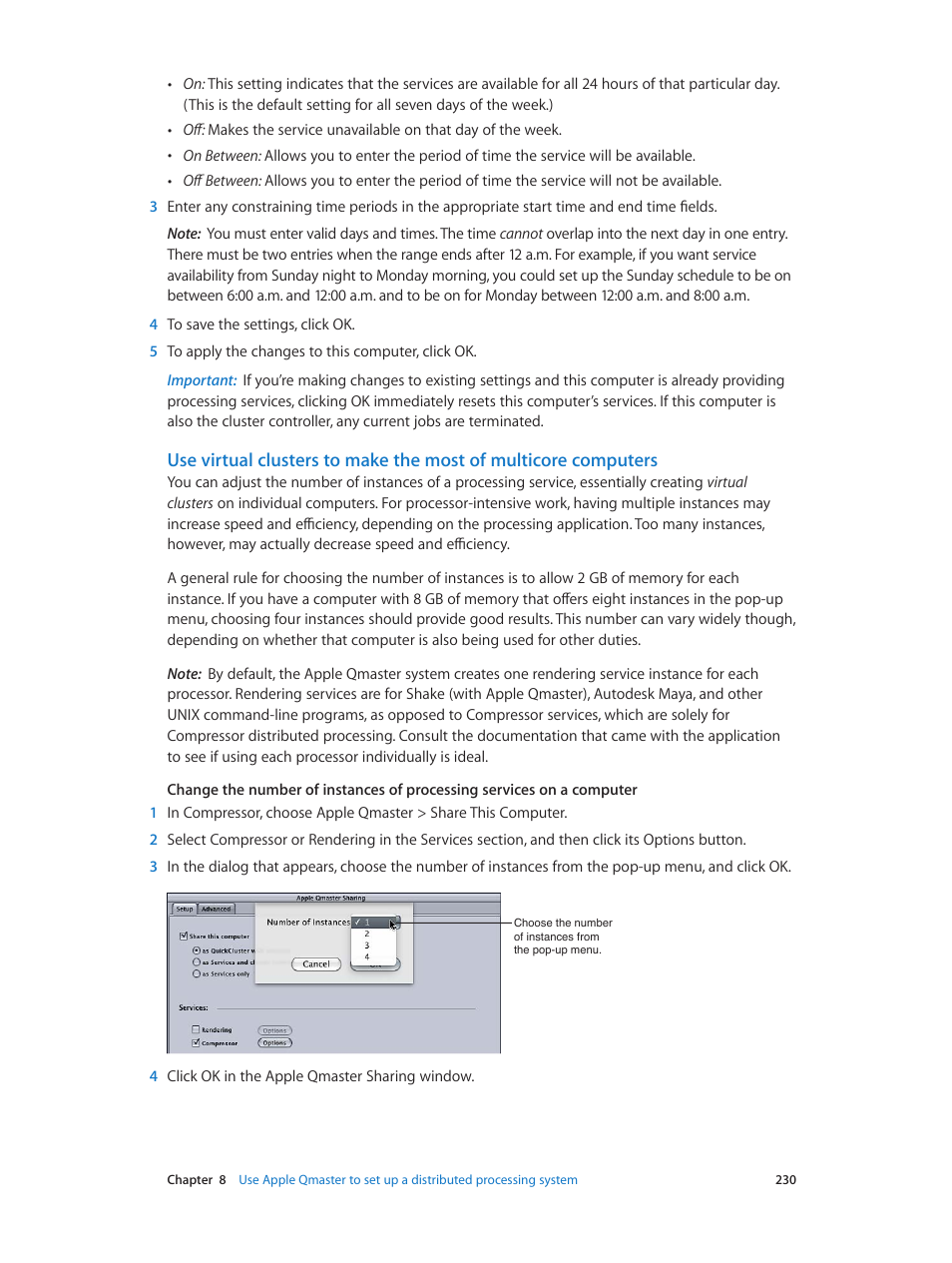 Use virtual clusters to make the, Most of multicore computers | Apple Compressor (4.0) User Manual | Page 230 / 266