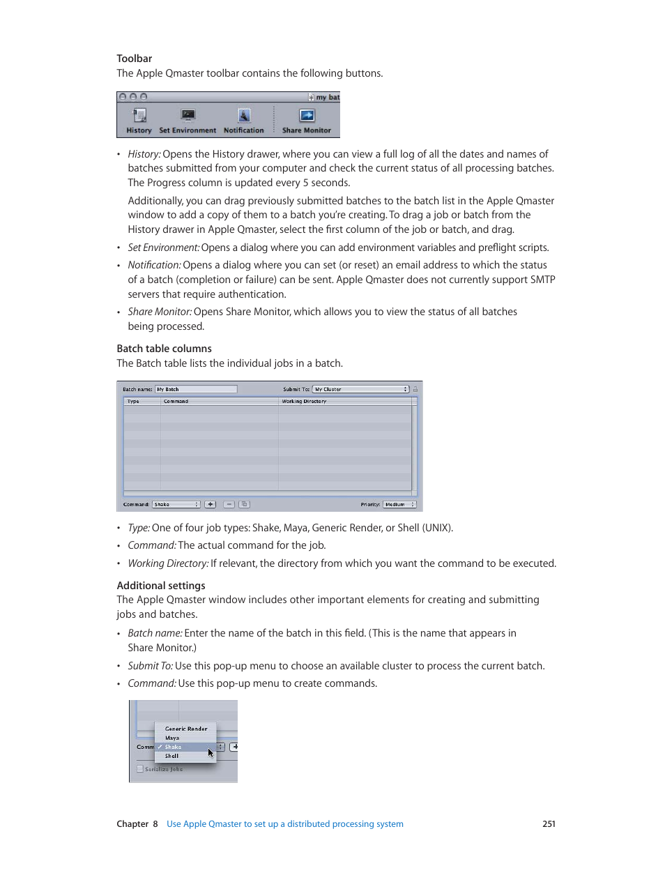 Apple Compressor (4.0) User Manual | Page 251 / 266