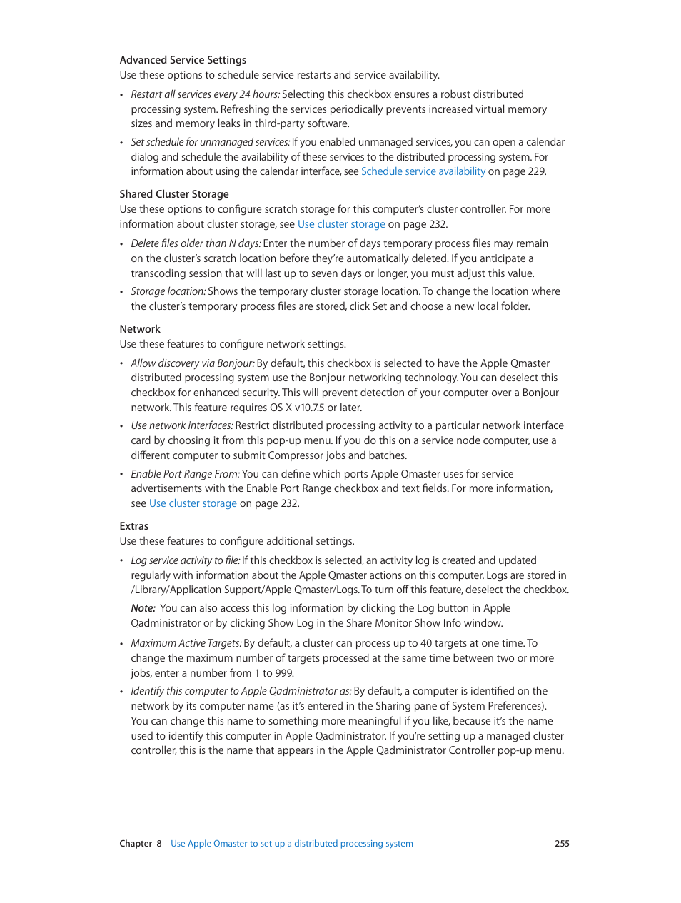Apple Compressor (4.0) User Manual | Page 255 / 266