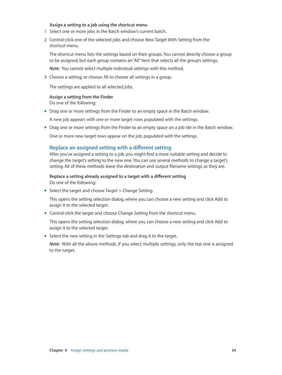 Apple Compressor (4.0) User Manual | Page 34 / 266