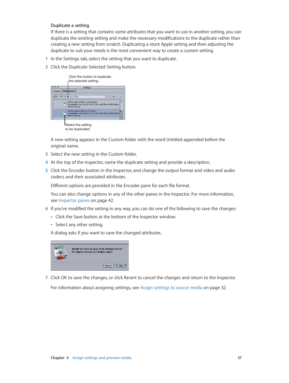 Apple Compressor (4.0) User Manual | Page 37 / 266