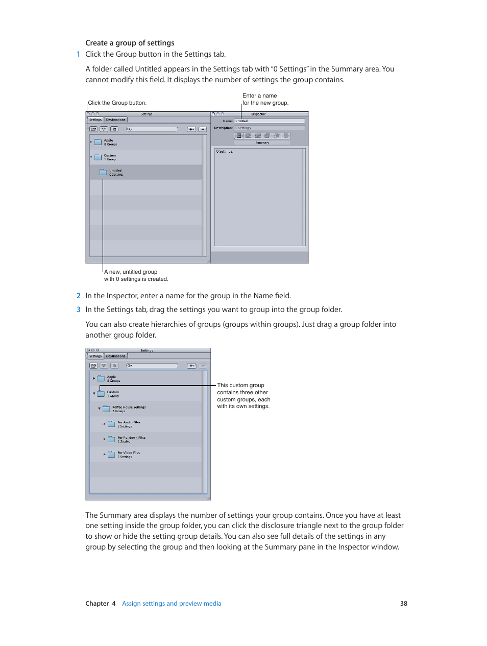 Apple Compressor (4.0) User Manual | Page 38 / 266