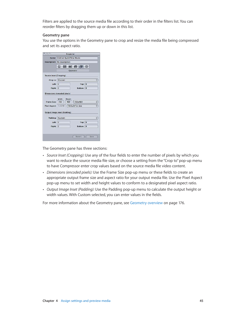Apple Compressor (4.0) User Manual | Page 45 / 266