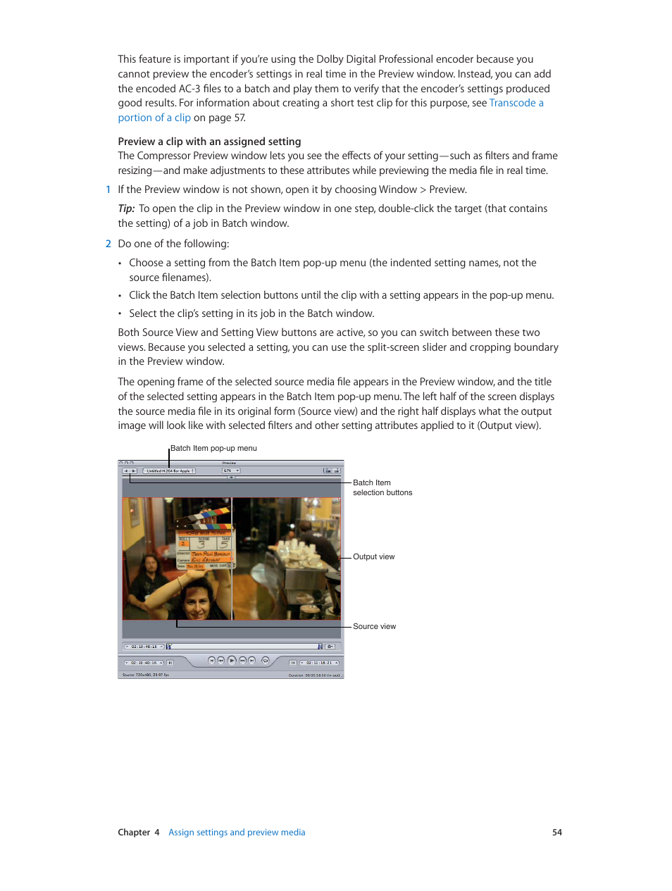 Apple Compressor (4.0) User Manual | Page 54 / 266