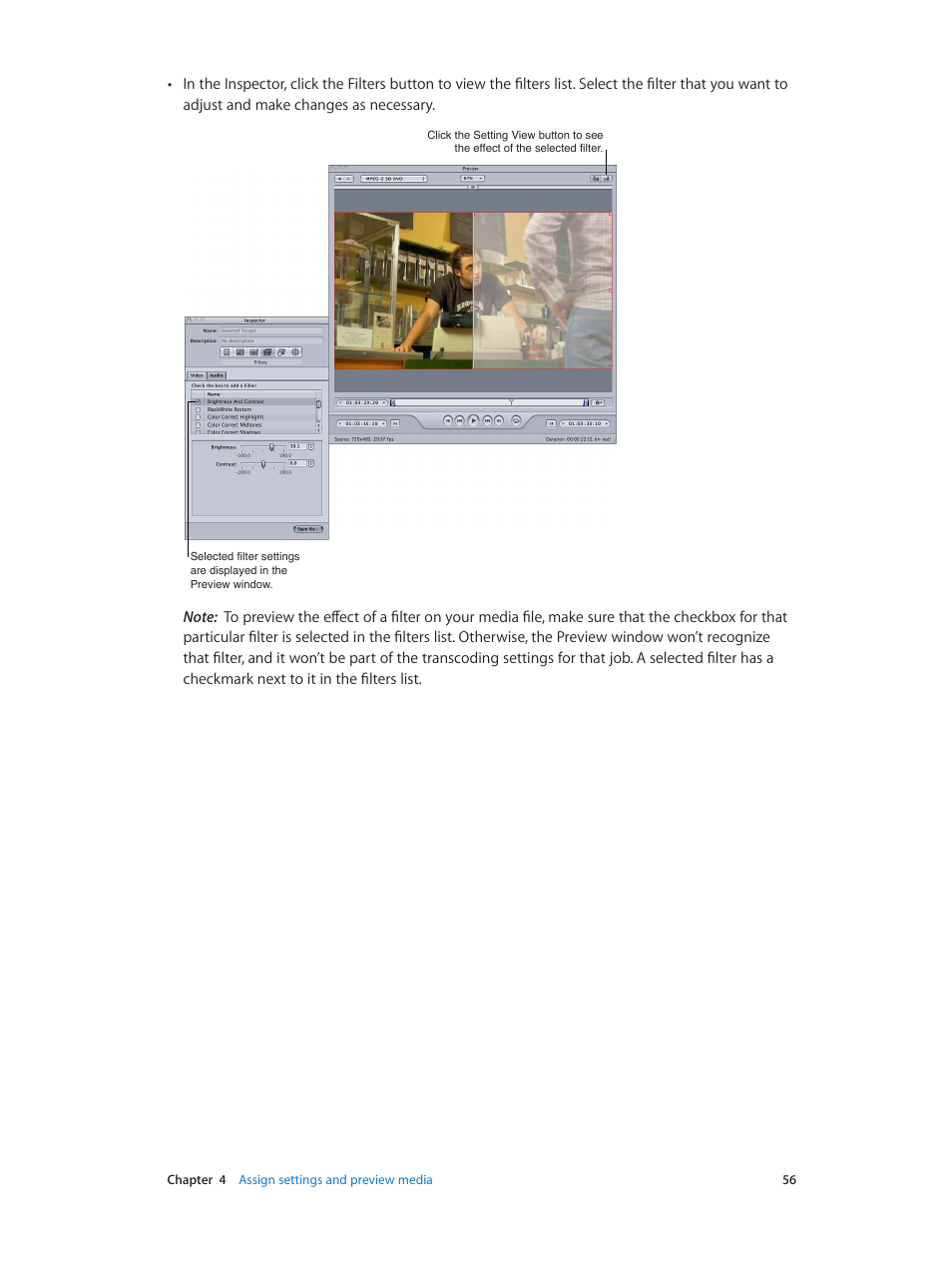 Apple Compressor (4.0) User Manual | Page 56 / 266