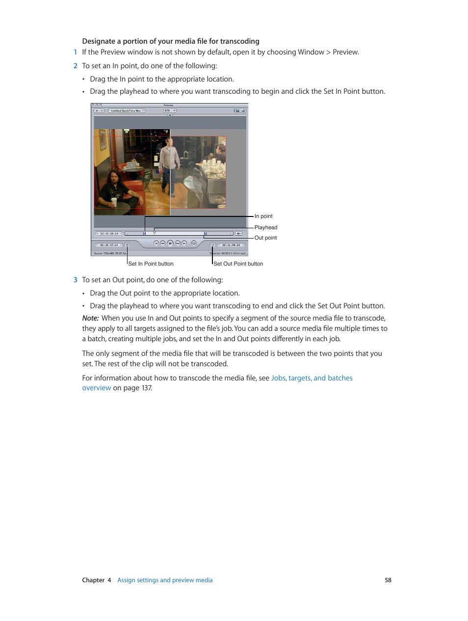 Apple Compressor (4.0) User Manual | Page 58 / 266
