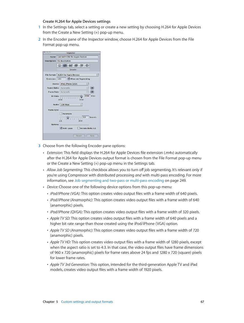Apple Compressor (4.0) User Manual | Page 67 / 266