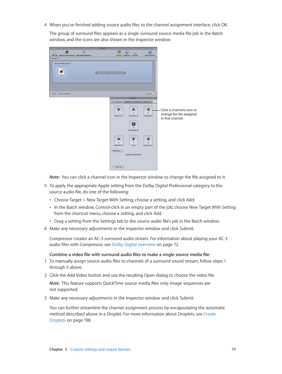 Apple Compressor (4.0) User Manual | Page 77 / 266