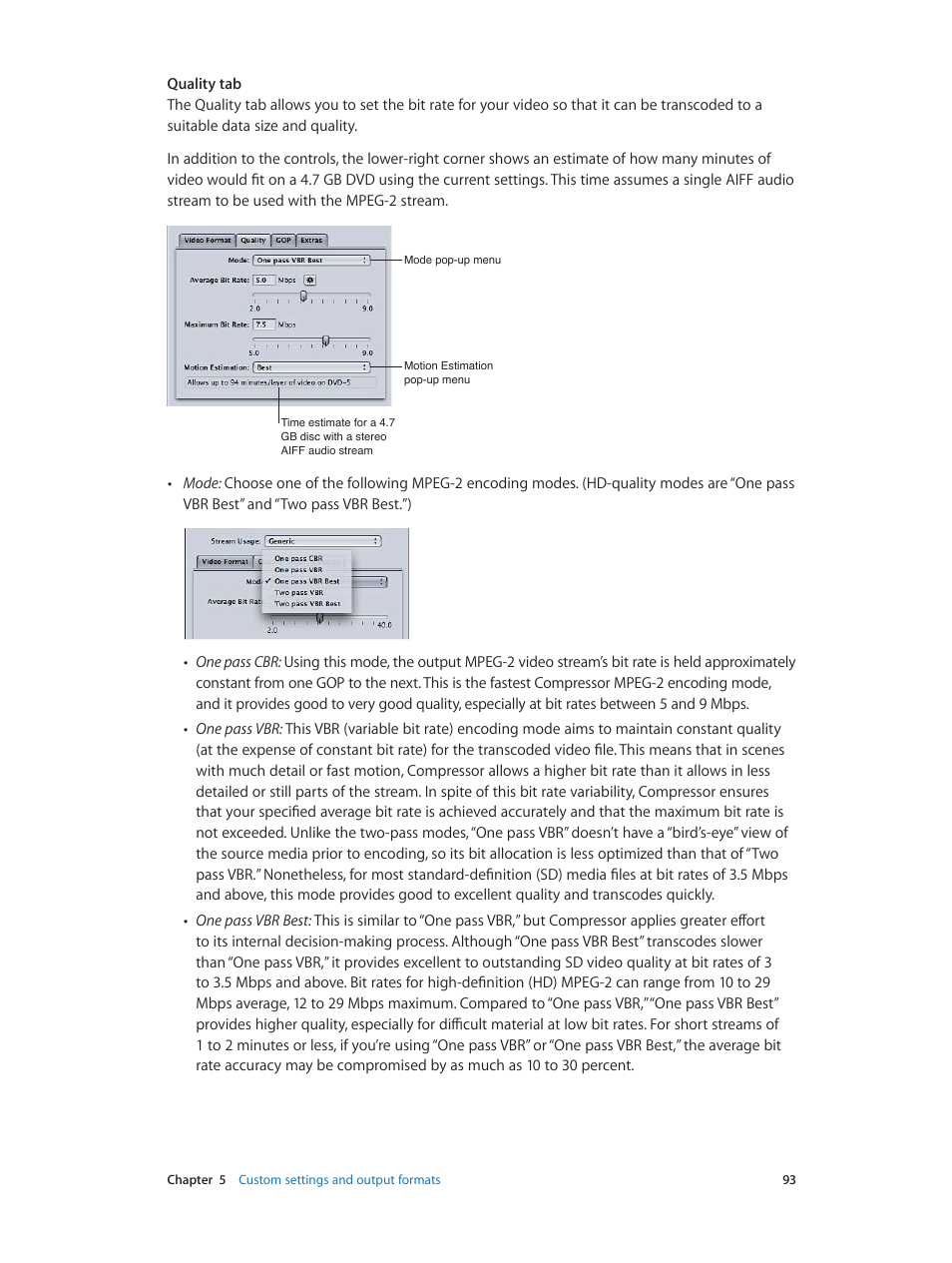 Apple Compressor (4.0) User Manual | Page 93 / 266
