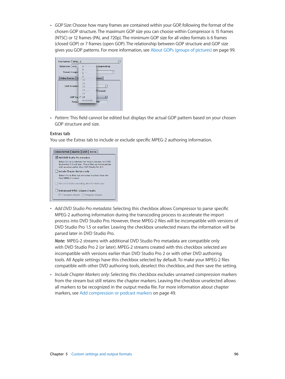 Apple Compressor (4.0) User Manual | Page 96 / 266