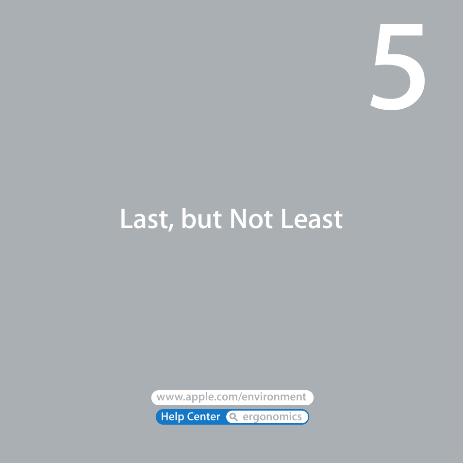 Last, but not least | Apple MacBook Pro (15-inch, Late 2011) User Manual | Page 67 / 88