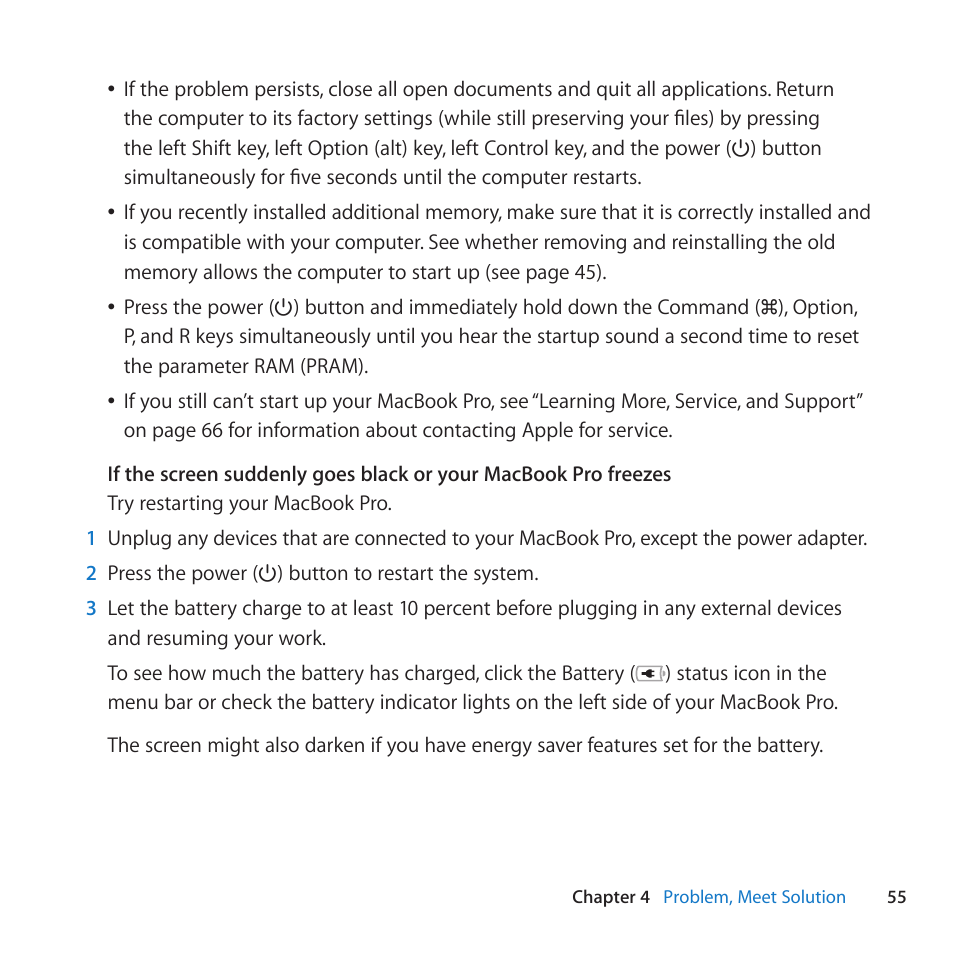 Apple MacBook Pro (17-inch, Late 2011) User Manual | Page 55 / 92