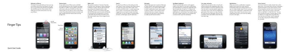 Apple iPhone 3GS User Manual | 2 pages