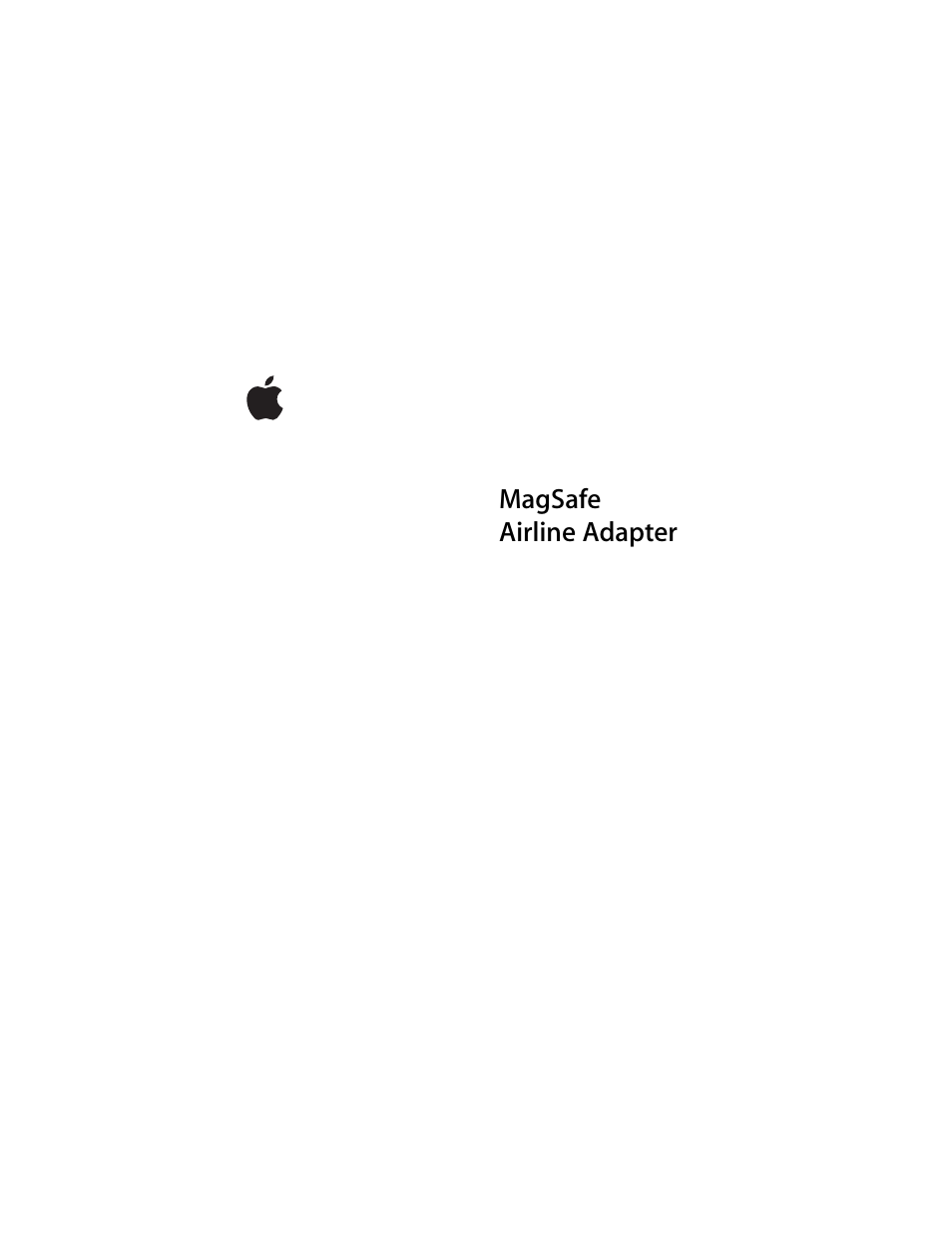 Apple MagSafe Airline Adapter User Manual | 16 pages