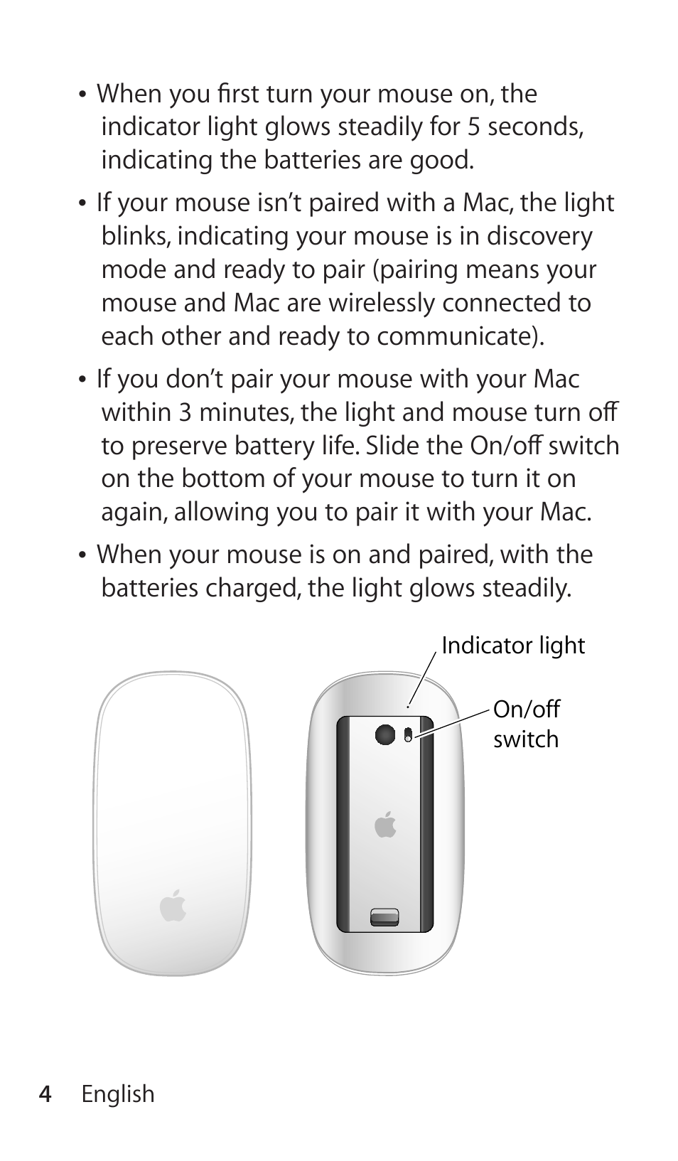 Apple Magic Mouse User Manual | Page 4 / 48