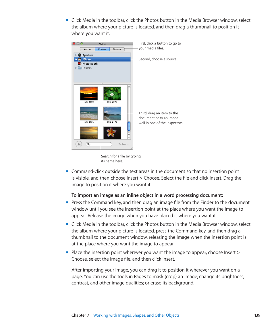 Apple Pages '09 User Manual | Page 139 / 279