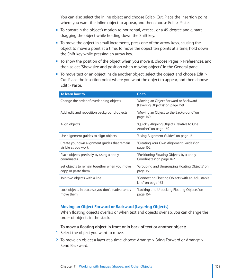 Apple Pages '09 User Manual | Page 159 / 279