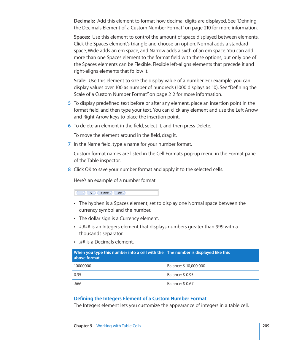 Apple Pages '09 User Manual | Page 209 / 279