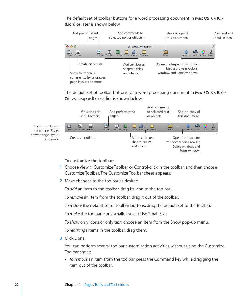 Apple Pages '09 User Manual | Page 22 / 279