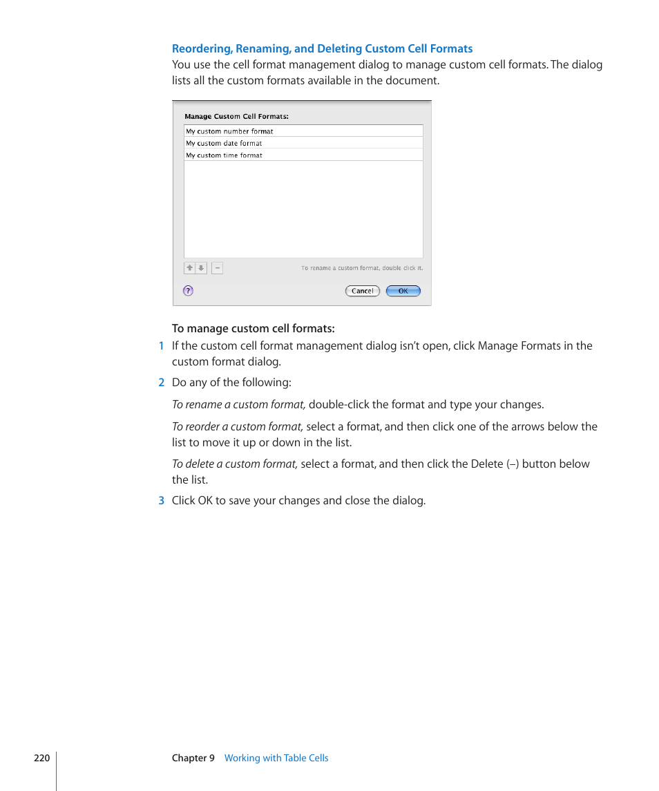 Apple Pages '09 User Manual | Page 220 / 279