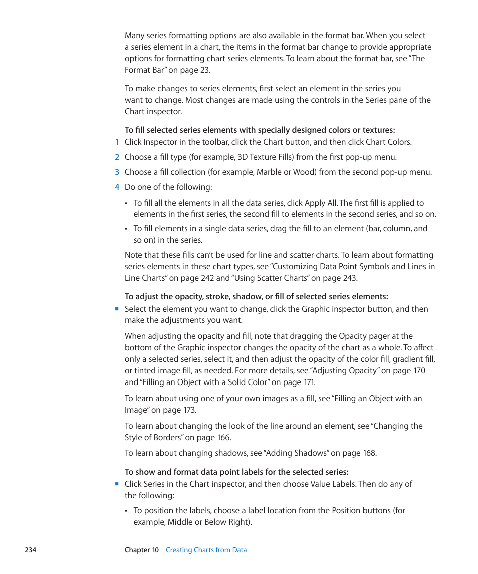 Apple Pages '09 User Manual | Page 234 / 279